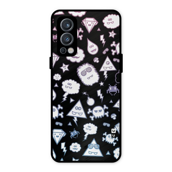Funny Faces Metal Back Case for OnePlus Nord 2 5G