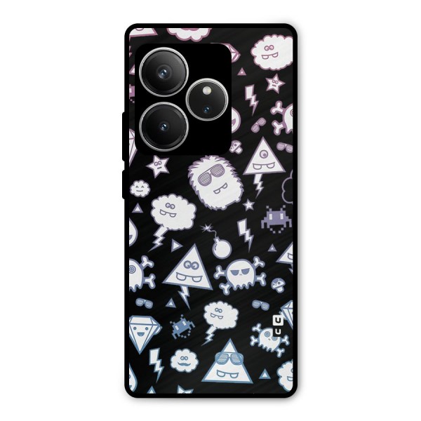 Funny Faces Metal Back Case for Realme GT 6
