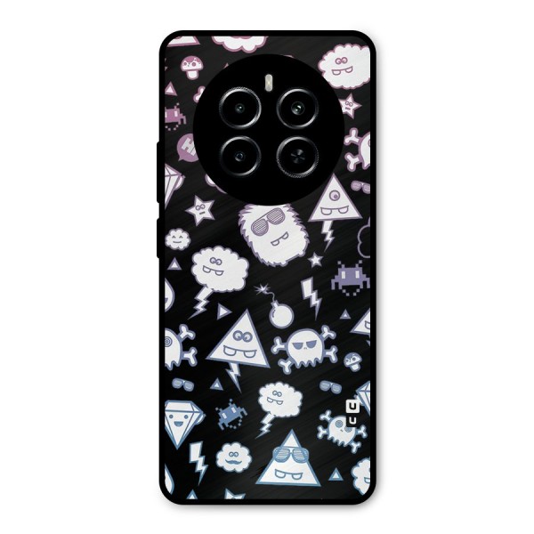 Funny Faces Metal Back Case for Realme P1