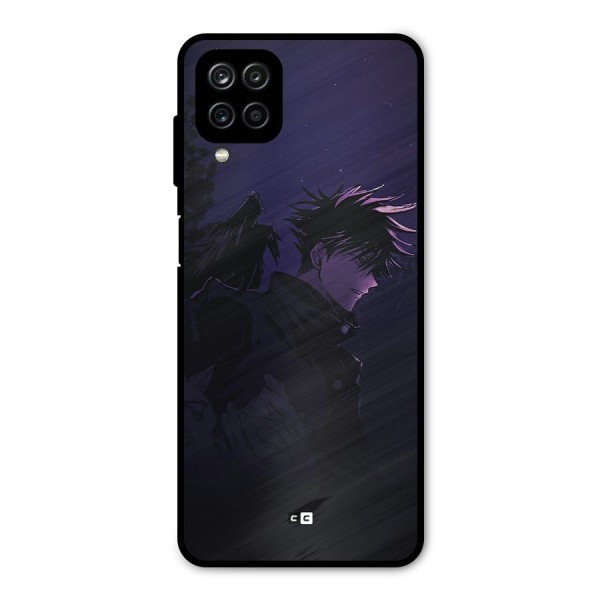 Fushiguro Demon Crows Metal Back Case for Galaxy A12