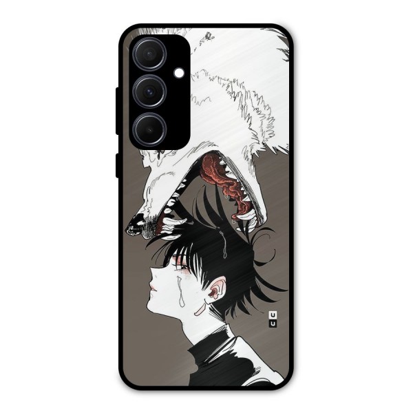 Fushiguro Demon Dog Metal Back Case for Galaxy A35