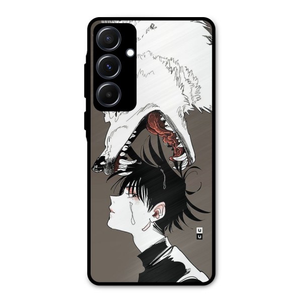 Fushiguro Demon Dog Metal Back Case for Galaxy A55