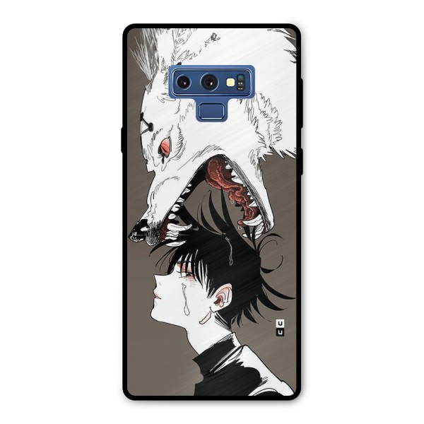 Fushiguro Demon Dog Metal Back Case for Galaxy Note 9