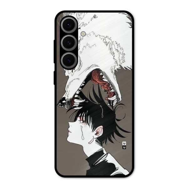 Fushiguro Demon Dog Metal Back Case for Galaxy S24 FE