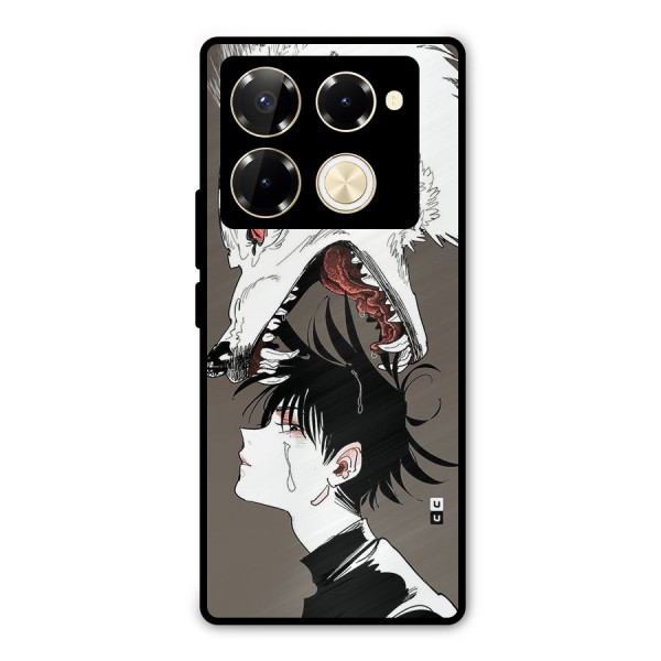 Fushiguro Demon Dog Metal Back Case for Infinix Note 40 Pro Plus