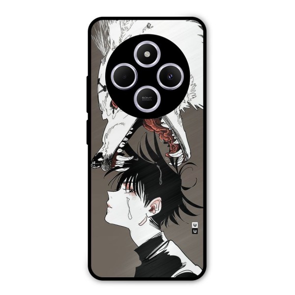Fushiguro Demon Dog Metal Back Case for Poco C75 5G