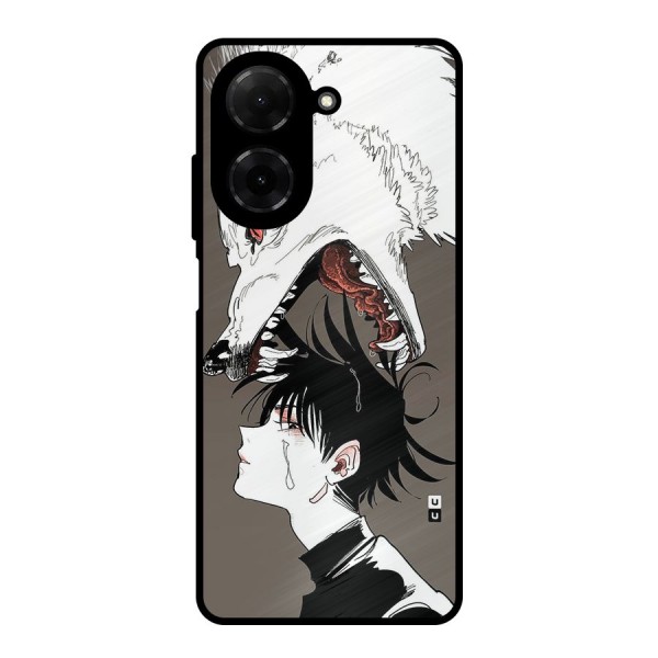 Fushiguro Demon Dog Metal Back Case for Redmi A5 4G