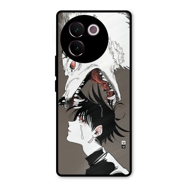 Fushiguro Demon Dog Metal Back Case for Vivo V30e