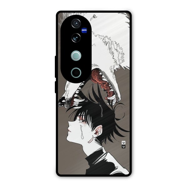 Fushiguro Demon Dog Metal Back Case for Vivo V40
