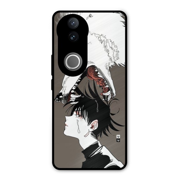 Fushiguro Demon Dog Metal Back Case for Vivo V50e