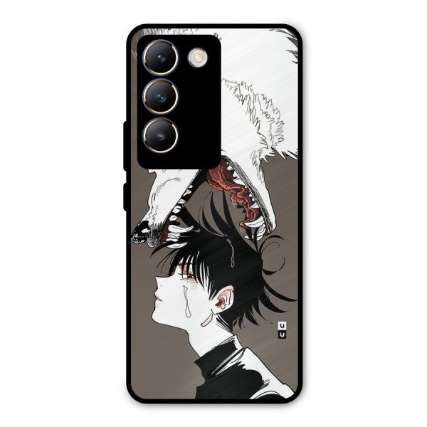 Fushiguro Demon Dog Metal Back Case for Vivo Y200e