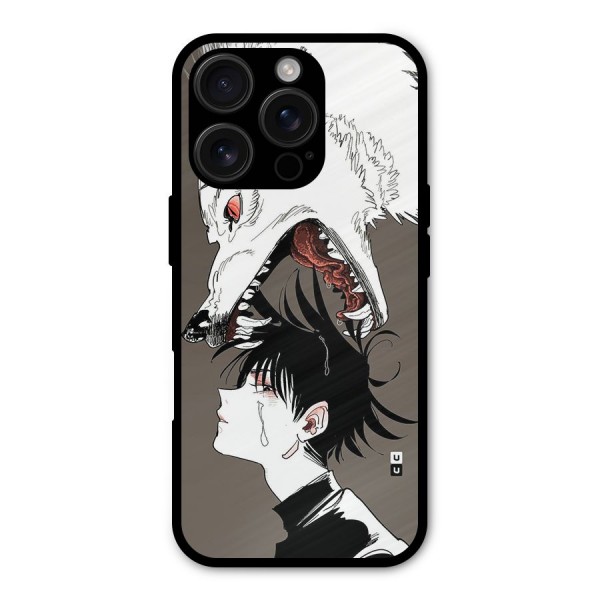 Fushiguro Demon Dog Metal Back Case for iPhone 16 Pro