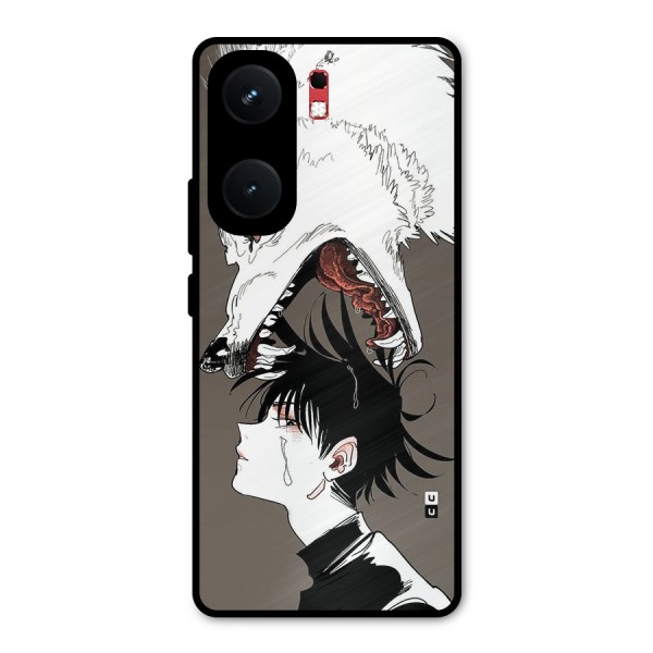 Fushiguro Demon Dog Metal Back Case for iQOO Neo 9 Pro