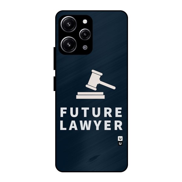 Future Lawyer Glass Back Case for Redmi 12 4G