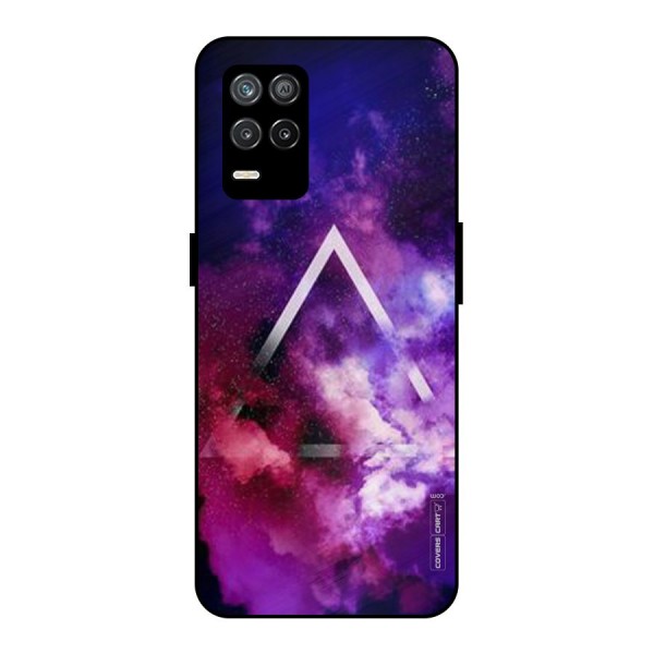 Galaxy Smoke Hues Metal Back Case for Realme 8s 5G