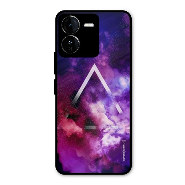 Galaxy Smoke Hues Metal Back Case for iQOO Z9