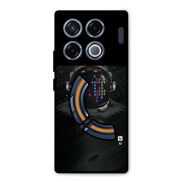 Gamer Head Metal Back Case for Infinix GT 20 Pro