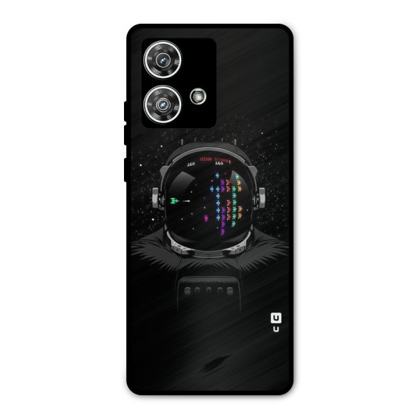 Gamer Head Metal Back Case for Motorola Edge 40 Neo