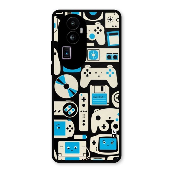 Gamers Metal Back Case for Oppo Reno10 Pro Plus