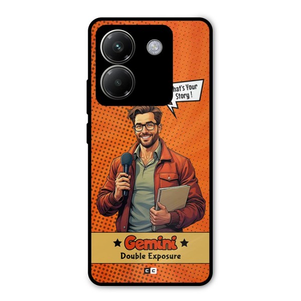 Gemini Explorer Metal Back Case for Poco M7 Pro 5G