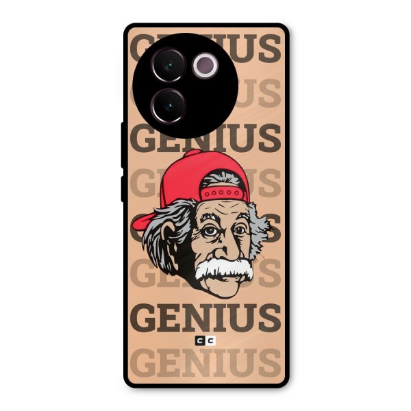 Genious Scientist Metal Back Case for Vivo V30e