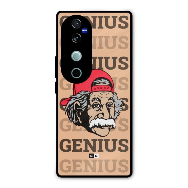 Genious Scientist Metal Back Case for Vivo V40 Pro