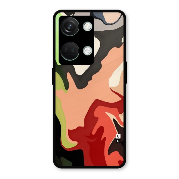 Geometric Abstract Acrylic Oil Pattern Art Metal Back Case for OnePlus Nord 3