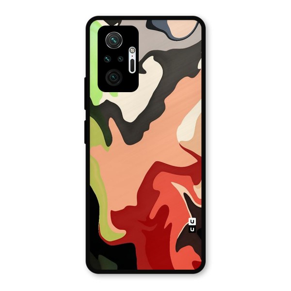 Geometric Abstract Acrylic Oil Pattern Art Metal Back Case for Redmi Note 10 Pro Max