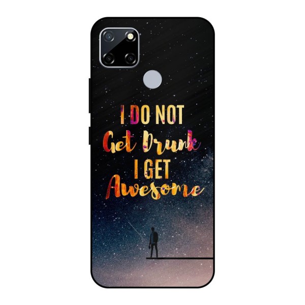 Get Awesome Metal Back Case for Realme Narzo 30A