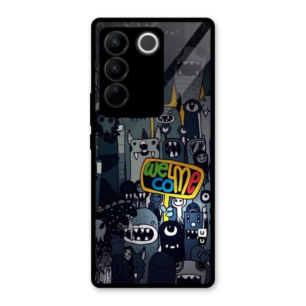 Ghost Welcome Glass Back Case for Vivo V27
