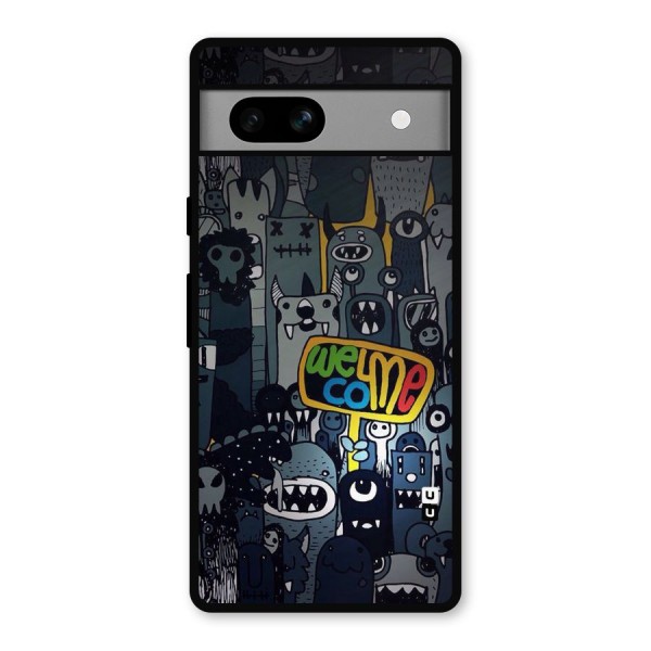 Ghost Welcome Metal Back Case for Google Pixel 7a