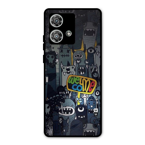 Ghost Welcome Metal Back Case for Motorola Edge 40 Neo