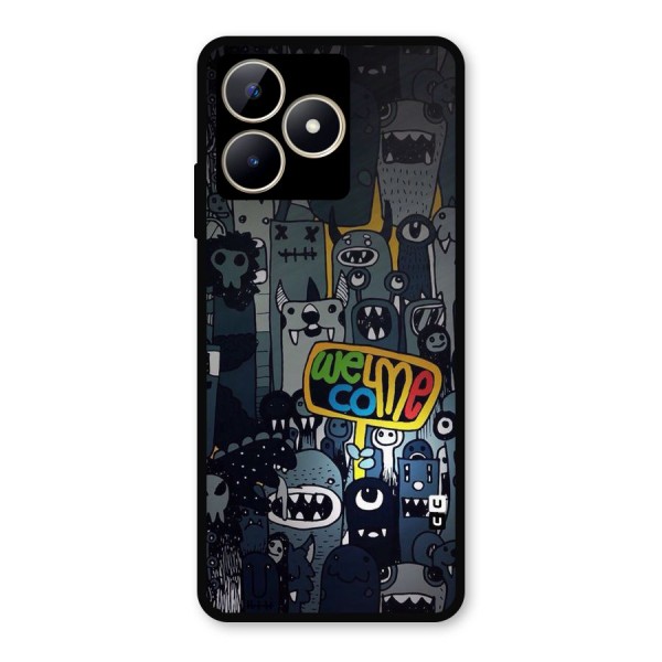 Ghost Welcome Metal Back Case for Realme C53