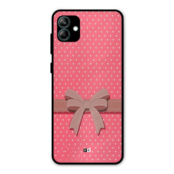 Gift Ribbon Metal Back Case for Galaxy A04