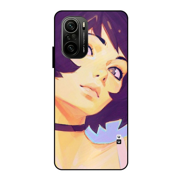 Girl Face Art Metal Back Case for Mi 11X Pro