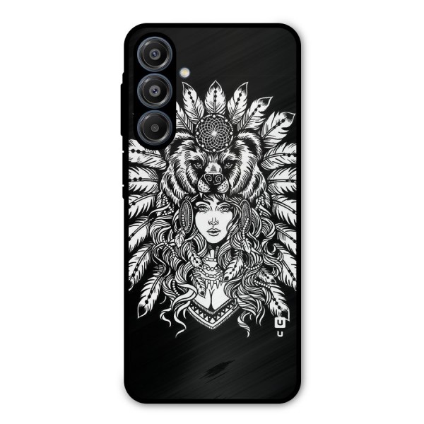 Girl Pattern Art Metal Back Case for Galaxy A16 5G