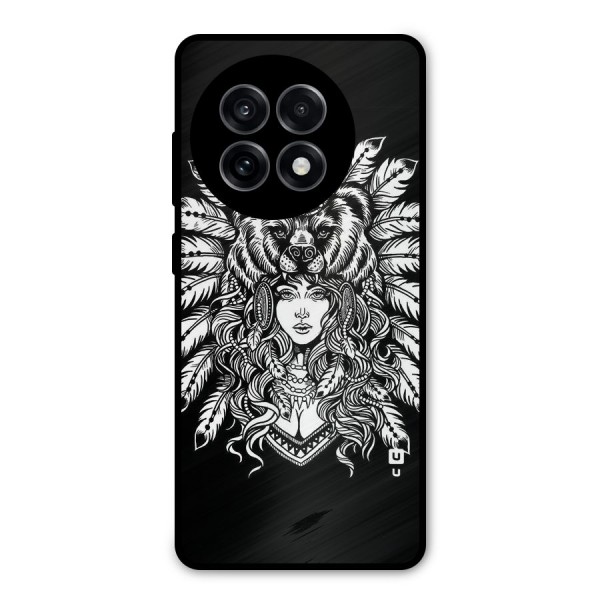 Girl Pattern Art Metal Back Case for OnePlus 13R