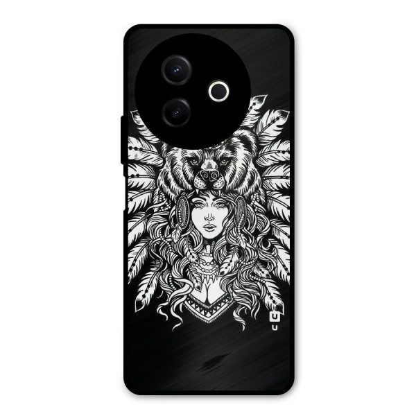 Girl Pattern Art Metal Back Case for Vivo Y39
