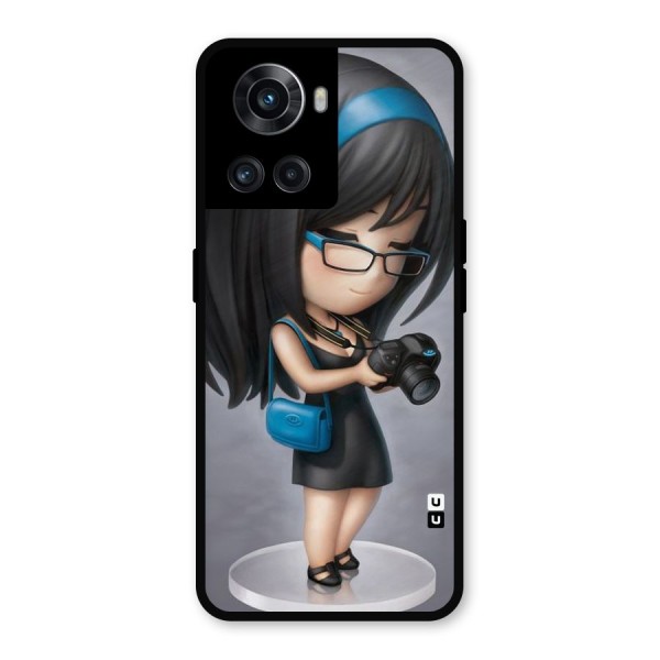 Girl With Camera Metal Back Case for OnePlus 10R