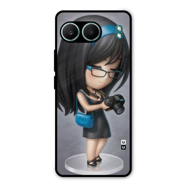 Girl With Camera Metal Back Case for OnePlus Nord 4