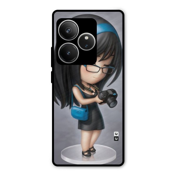 Girl With Camera Metal Back Case for Realme GT 6