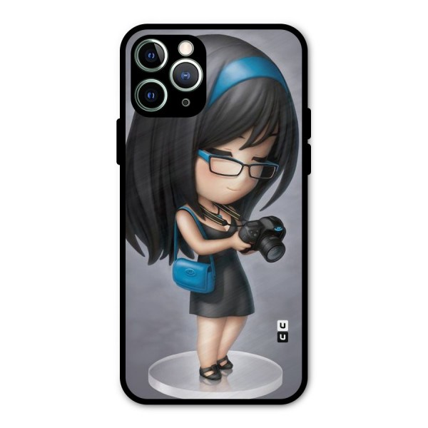 Girl With Camera Metal Back Case for iPhone 11 Pro Max