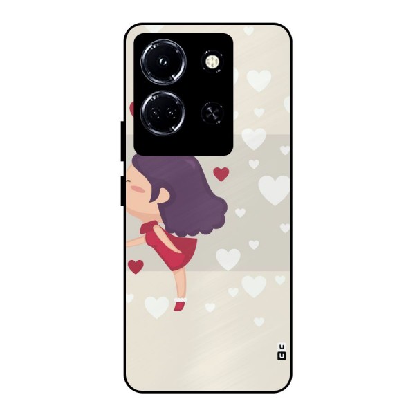 Girl in Love Metal Back Case for Infinix Note 30 5G