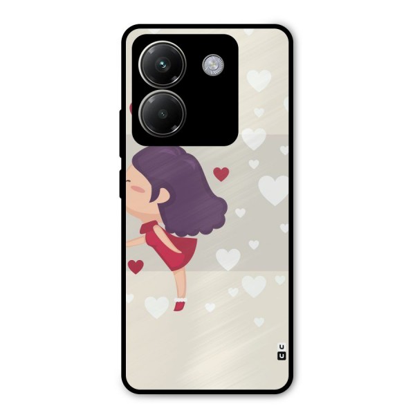 Girl in Love Metal Back Case for Poco M7 Pro 5G