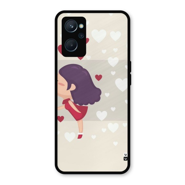 Girl in Love Metal Back Case for Realme 9i