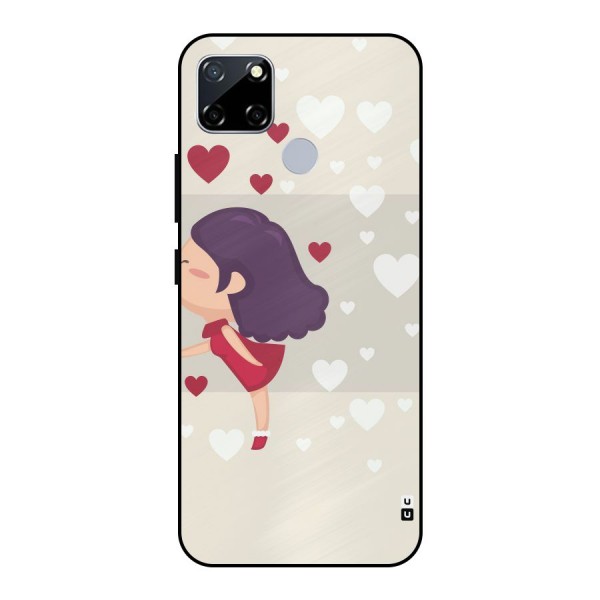 Girl in Love Metal Back Case for Realme Narzo 30A