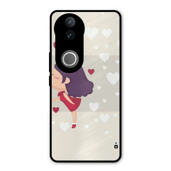 Girl in Love Metal Back Case for Vivo V50e