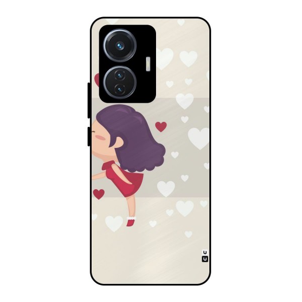 Girl in Love Metal Back Case for iQOO Z6 44W