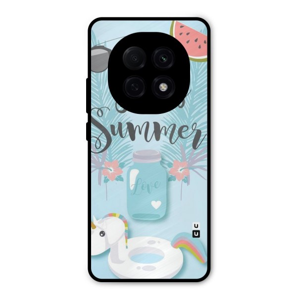 Girls Summer Metal Back Case for Oppo F29 Pro