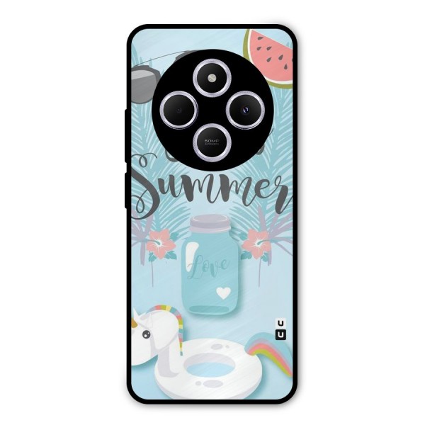 Girls Summer Metal Back Case for Poco C75 5G